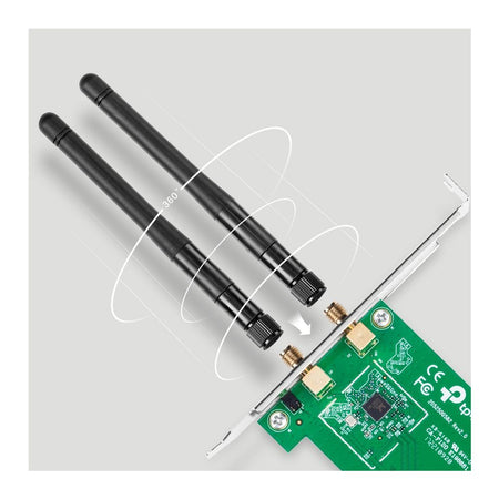 TP-Link 300Mbps Wi-Fi PCI Express Adapter, 300 Mbps, For Video Streaming & Online Gaming, TL-WN881ND - Image 3