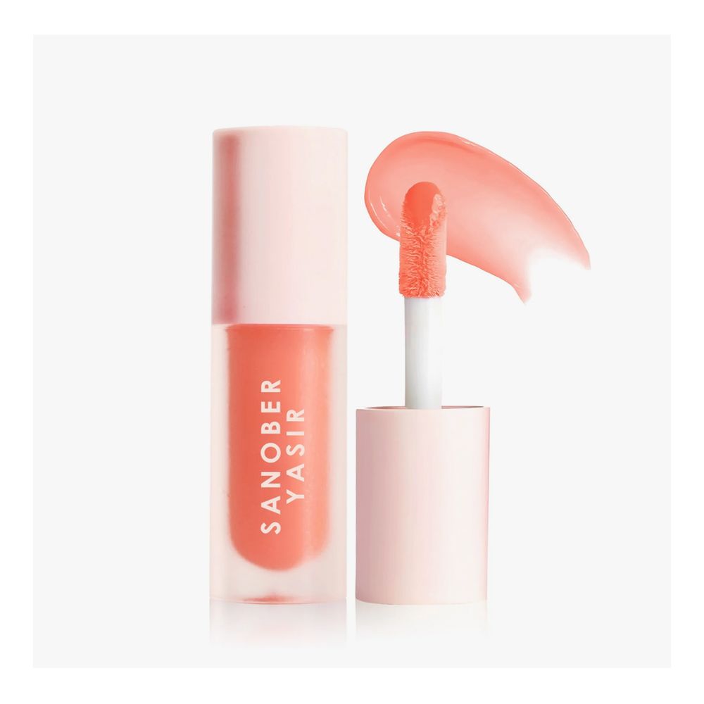 Sanober Yasir Lip Oil, Coral Crush, 5.5ml - Main Image