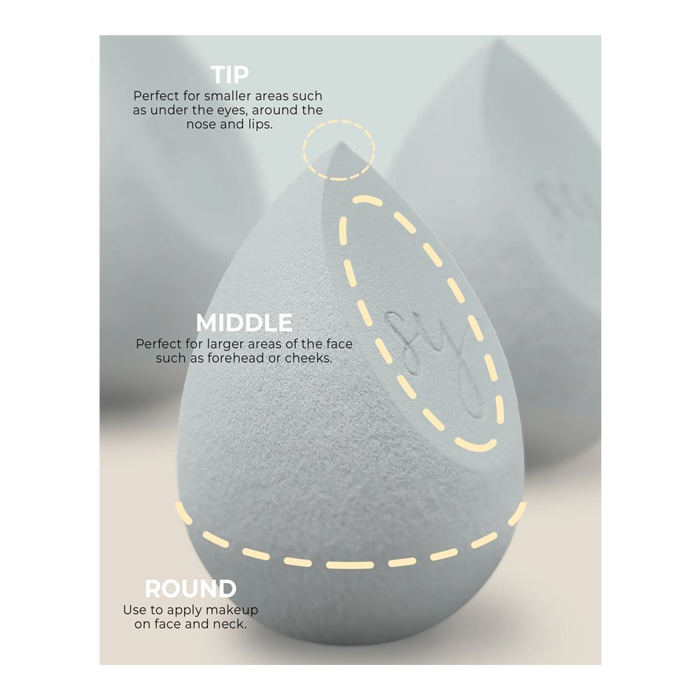 Sanober Yasir Beauty Blender, Latex Free, Blend Pro - Image 2