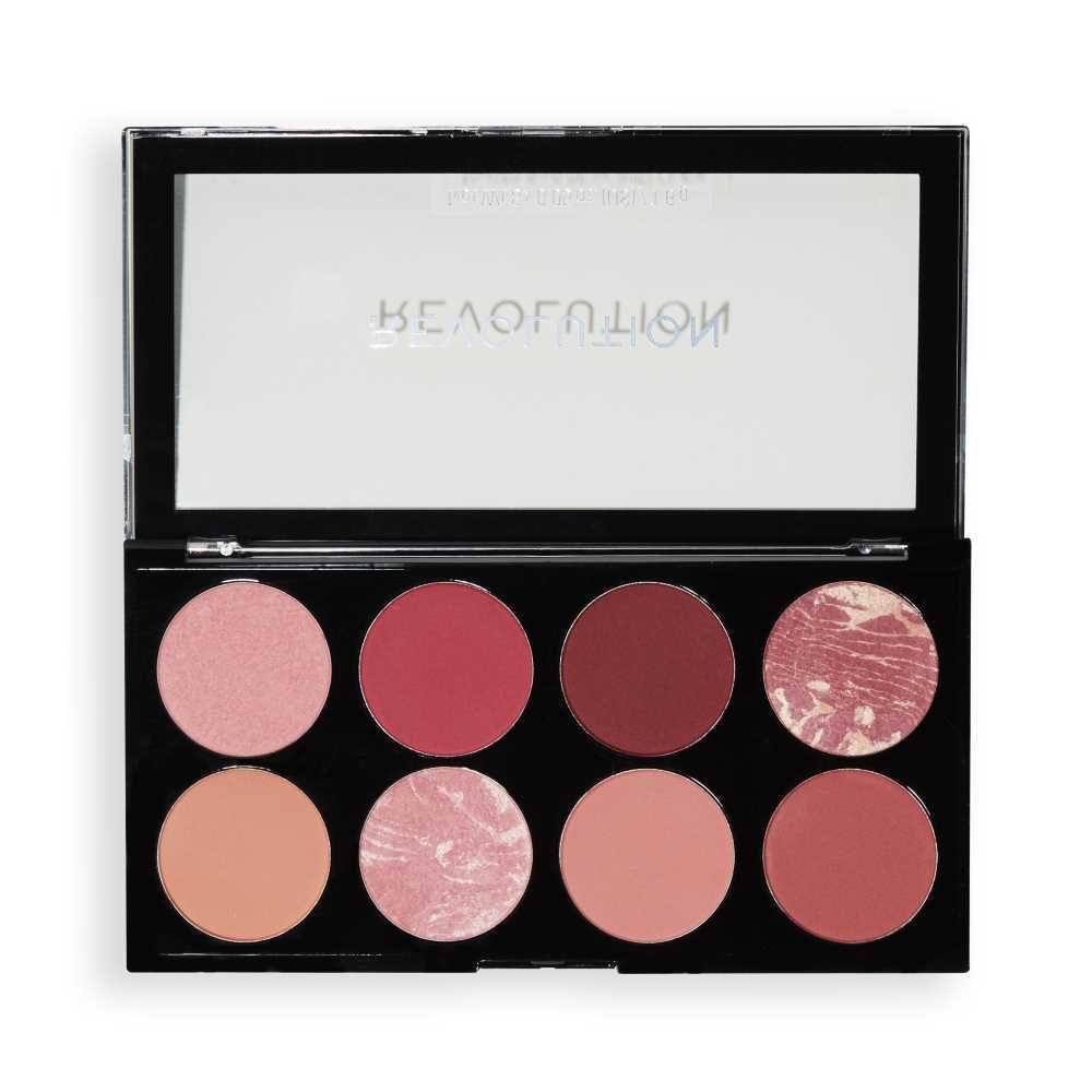 Makeup Revolution Ultra Blush Palette, Sunset Burst, 8-Pack - Main Image