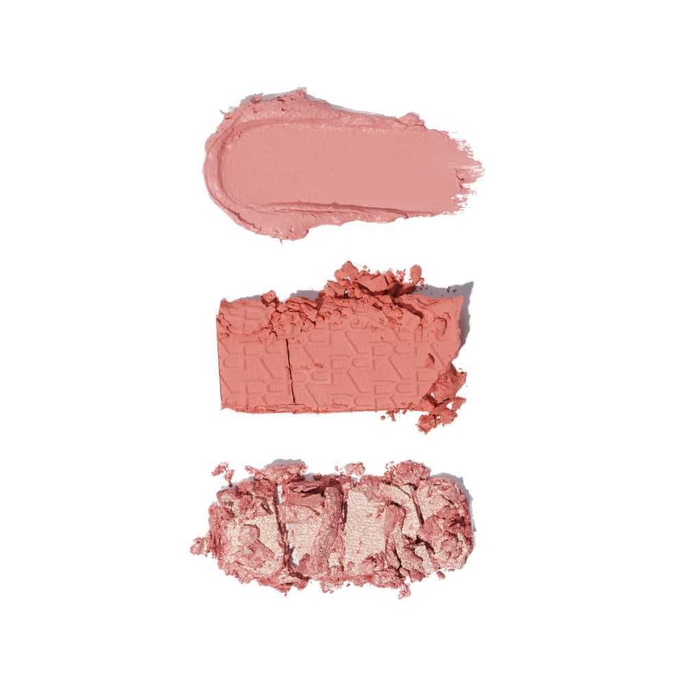 Makeup Revolution 3-In-1 Blush Icon Palette, Authentic Peach - Image 2
