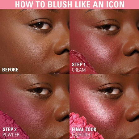 Makeup Revolution 3-In-1 Blush Icon Palette, My Cherry Truth - Image 7