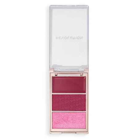 Makeup Revolution 3-In-1 Blush Icon Palette, My Cherry Truth - Image 8