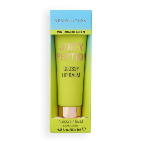 Makeup Revolution Juicy Peptide Lip Balm, Mint Mojito Green, 8ml - Image 2