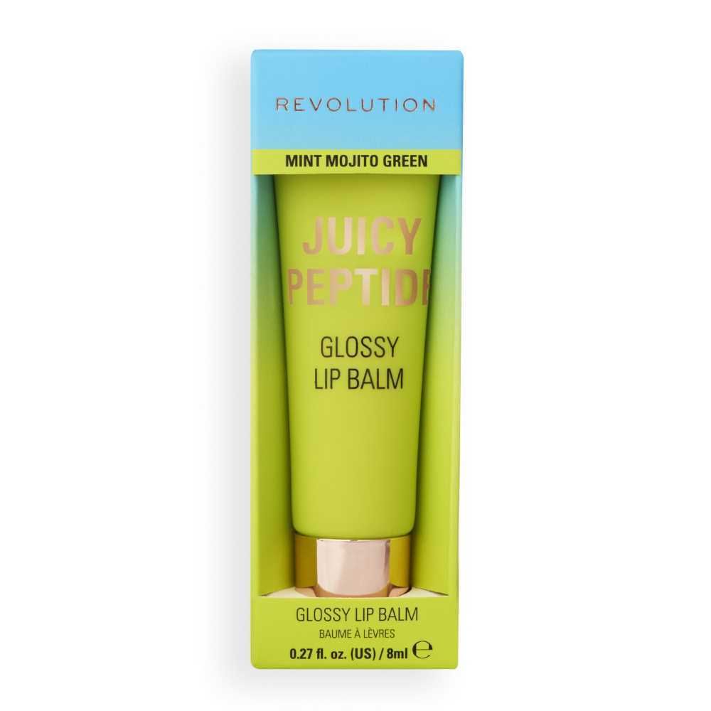 Makeup Revolution Juicy Peptide Lip Balm, Mint Mojito Green, 8ml - Image 2
