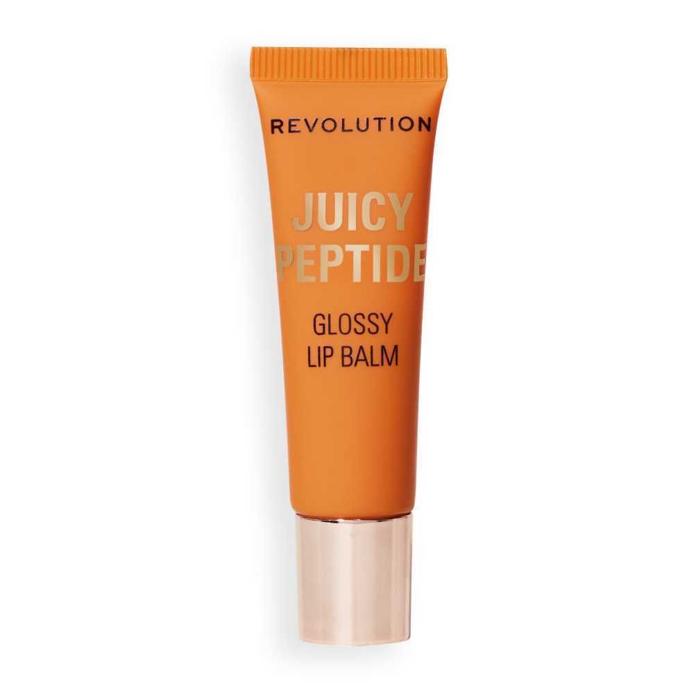 Makeup Revolution Juicy Peptide Lip Balm, Peach Bellini Orange, 8ml - Main Image