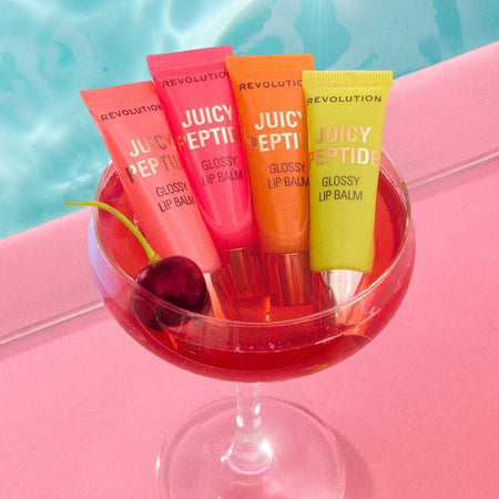 Makeup Revolution Juicy Peptide Lip Balm, Guava Rum Punch Coral, 8ml - Image 3