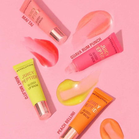 Makeup Revolution Juicy Peptide Lip Balm, Guava Rum Punch Coral, 8ml - Image 5
