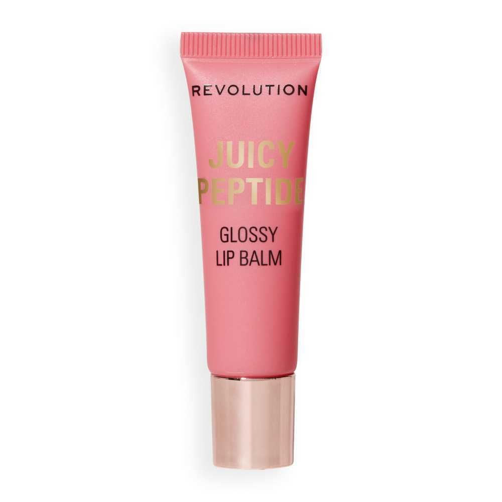 Makeup Revolution Juicy Peptide Lip Balm, Shimmer Mai Tai Pink, 8ml - Main Image