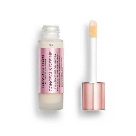 Makeup Revolution C&D Foundation, F0.2, 23ml - Image 2