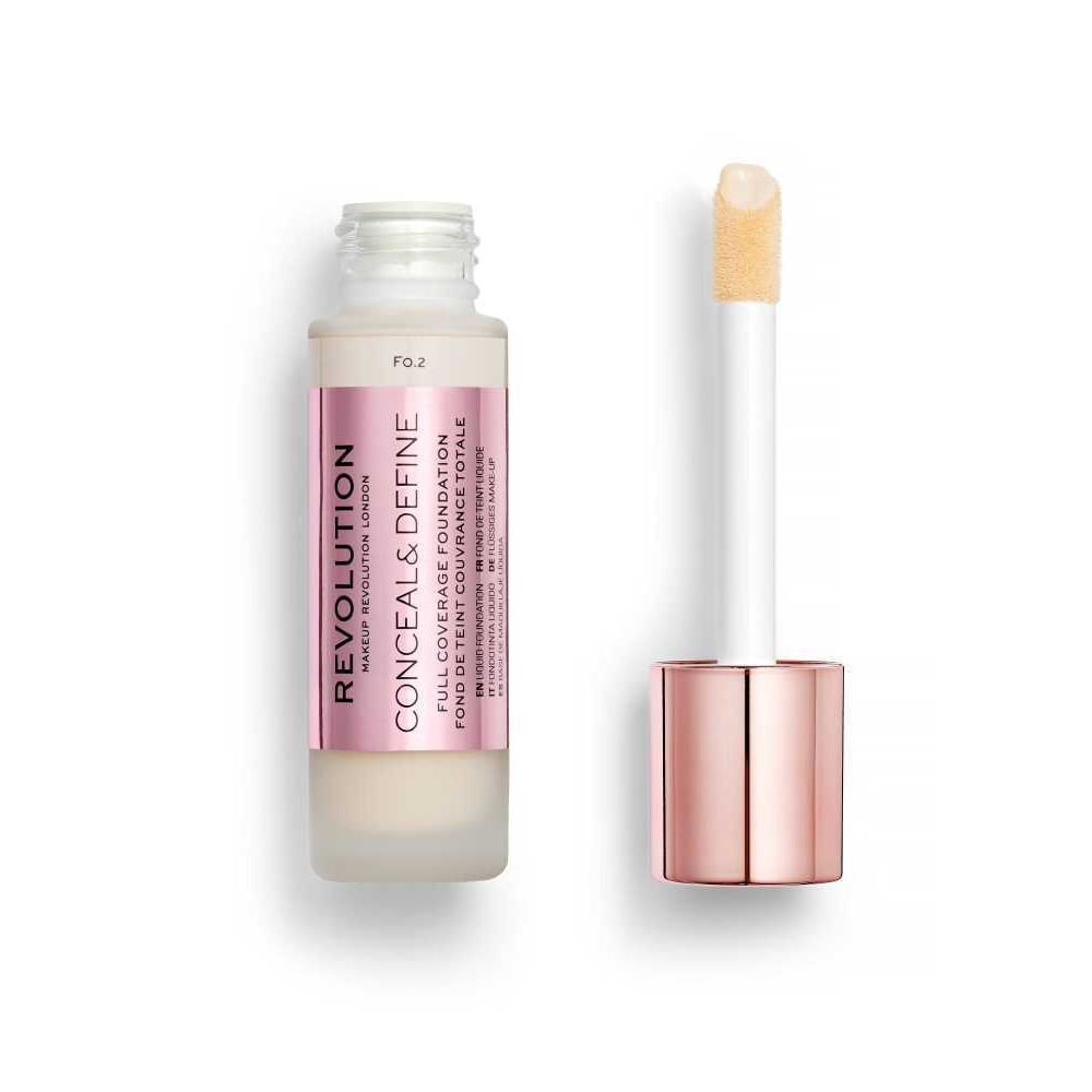 Makeup Revolution C&D Foundation, F0.2, 23ml - Image 2