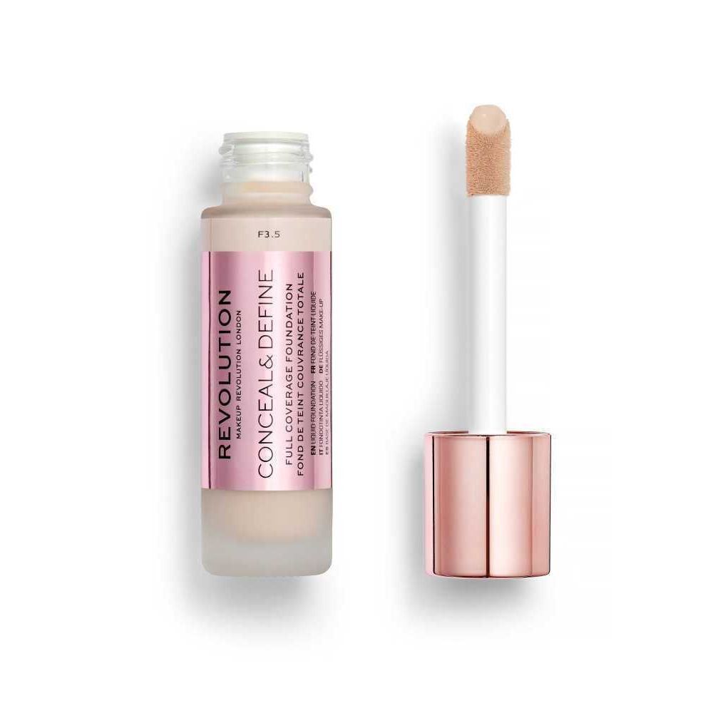 Makeup Revolution C&D Foundation, F3.5, 23ml - Image 2