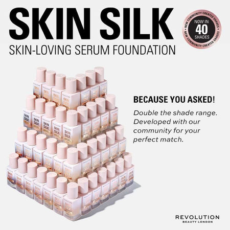 Makeup Revolution Skin Silk Serum Foundation, F3N, 23ml - Image 8