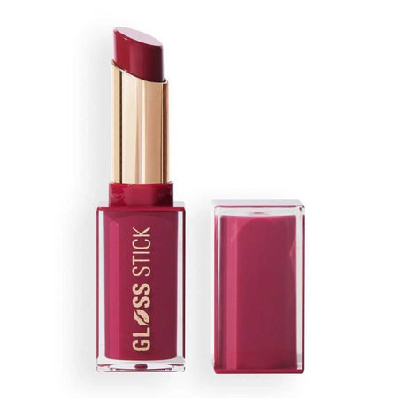 Makeup Revolution Pout Lip Gloss Stick, Vegan, Hyaluronic Acid, Vitamin E, Sour Berry - Main Image