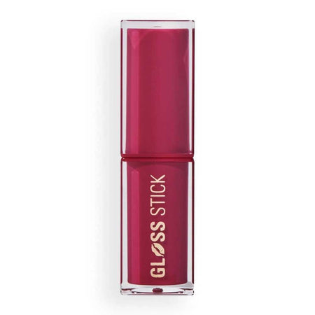 Makeup Revolution Pout Lip Gloss Stick, Vegan, Hyaluronic Acid, Vitamin E, Sour Berry - Image 2