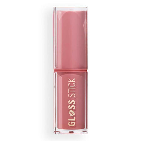 Makeup Revolution Pout Lip Gloss Stick, Vegan, Hyaluronic Acid, Vitamin E, Sweet Rose - Image 2