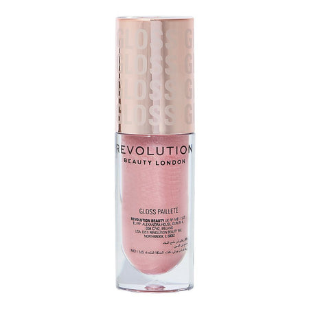 Makeup Revolution Pout Bomb Shimmer Lip Gloss, Shine Pink - Image 3