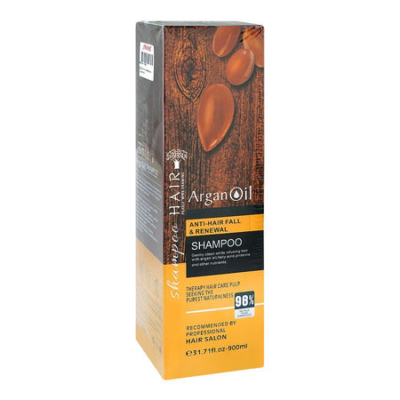 Argan Oil Anti-Hair Fall & Renewal Shampoo, Keratin, For Damaged Hair, 900ml - Main Image
