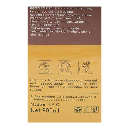Argan Oil Anti-Hair Fall & Renewal Shampoo, Keratin, For Damaged Hair, 900ml - Image 3