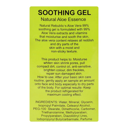 Fruit Of The Wokali 99% Aloe Vera Soothing Gel, 250ml - Image 3