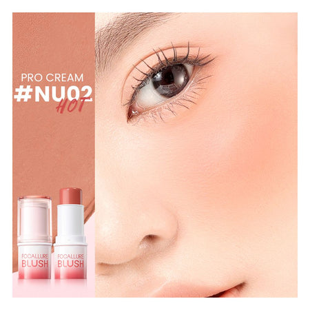 Focallure Soft Blush Cream, NU02, FA-F42, EN-FA-F42-NU02-1 - Image 2