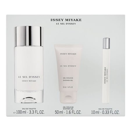Issey Miyake Le Sel D'Issey Set, For Men, EDT 100 + EDT 10ml + Shower Gel 50ml - Image 2