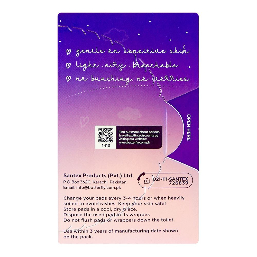 Butterfly Breathables Signature Series Over-Night Pads, XXL, 6-Pack - Image 3