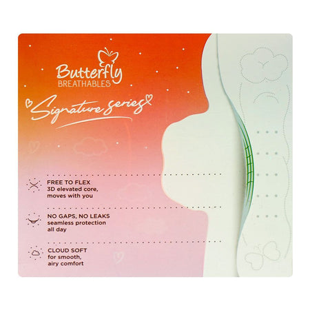 Butterfly Breathables Signature Series Pads, Regular Size, 9-Pack - Image 4