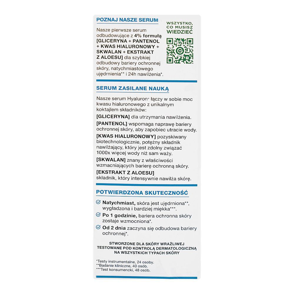 Garnier Hyaluron+ Barrier Repair Serum, Glycerin & Hyaluronic Acid, For Dry Skin, 30ml - Image 2