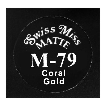 Swiss Miss Classic Vibrant Color Matte Lipstick, Mineral Oil, Glycerin & Vitamin E, M-79 Coral Gold - Image 4