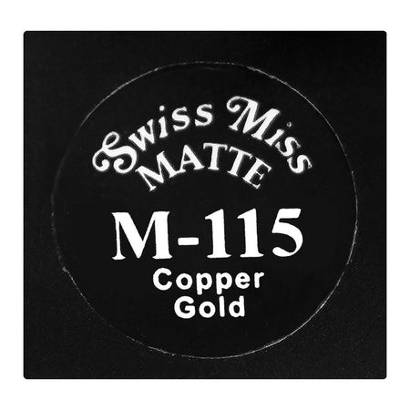 Swiss Miss Classic Vibrant Color Matte Lipstick, Mineral Oil, Glycerin & Vitamin E, M-115 Copper Gold - Image 4