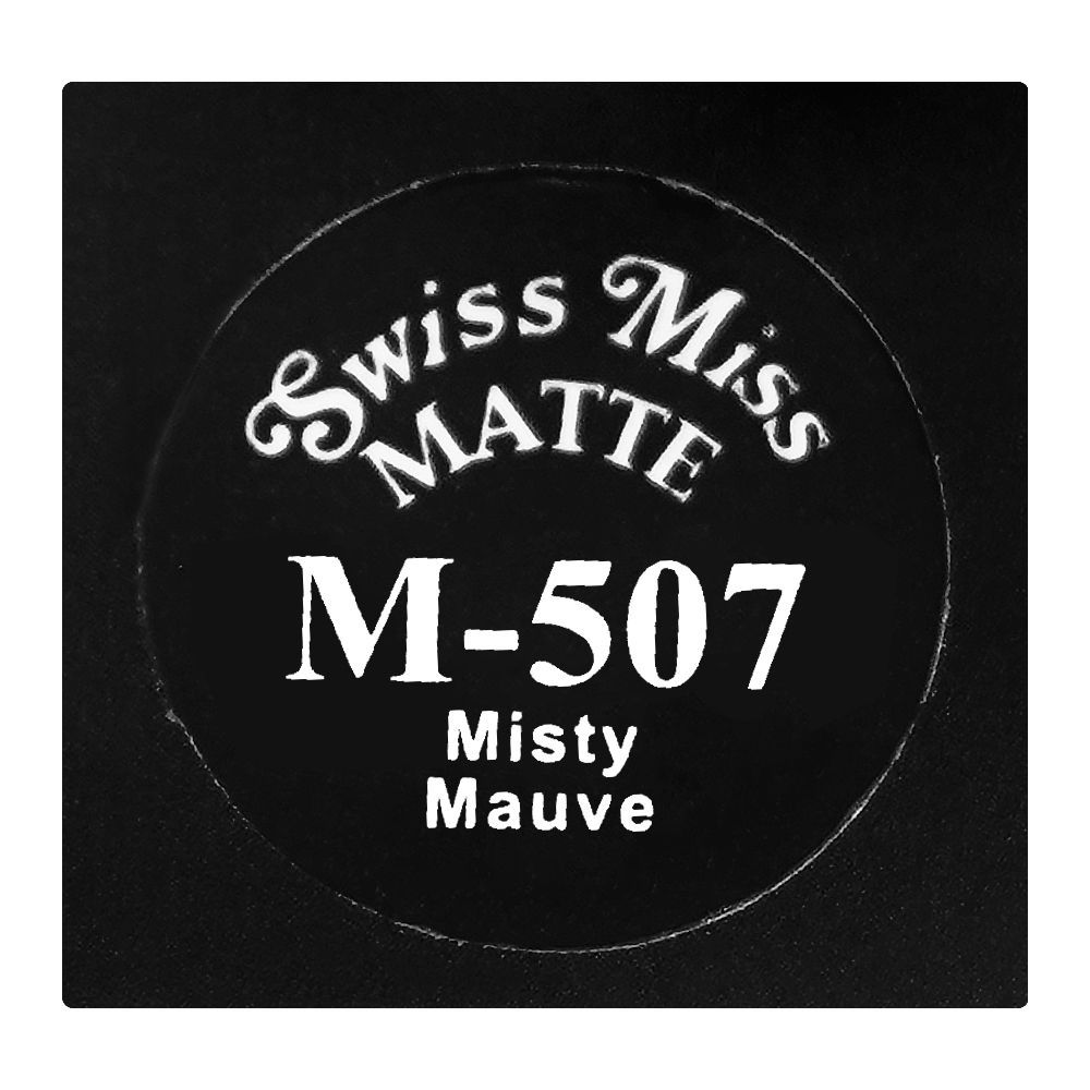 Swiss Miss Classic Vibrant Color Matte Lipstick, Mineral Oil, Glycerin & Vitamin E, M-507 Misty Mauve - Image 4
