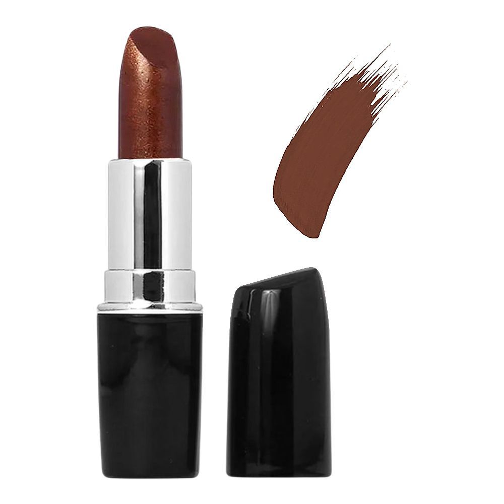 Swiss Miss Classic Vibrant Color Matte Lipstick, Mineral Oil, Glycerin & Vitamin E, M-521 Chocolate - Main Image