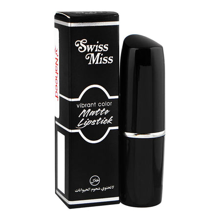 Swiss Miss Classic Vibrant Color Matte Lipstick, Mineral Oil, Glycerin & Vitamin E, M-223 Dark Chocolate - Image 2