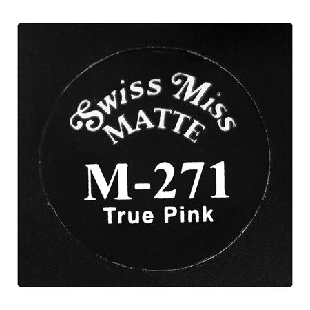 Swiss Miss Classic Vibrant Color Matte Lipstick, Mineral Oil, Glycerin & Vitamin E, M-271 True Pink - Image 4