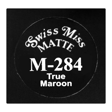 Swiss Miss Classic Vibrant Color Matte Lipstick, Mineral Oil, Glycerin & Vitamin E, M-284 True Maroon - Image 4