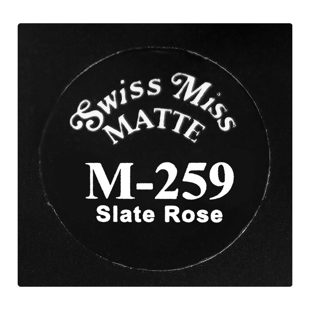 Swiss Miss Classic Vibrant Color Matte Lipstick, Mineral Oil, Glycerin & Vitamin E, M-259 Slate Rose - Image 4