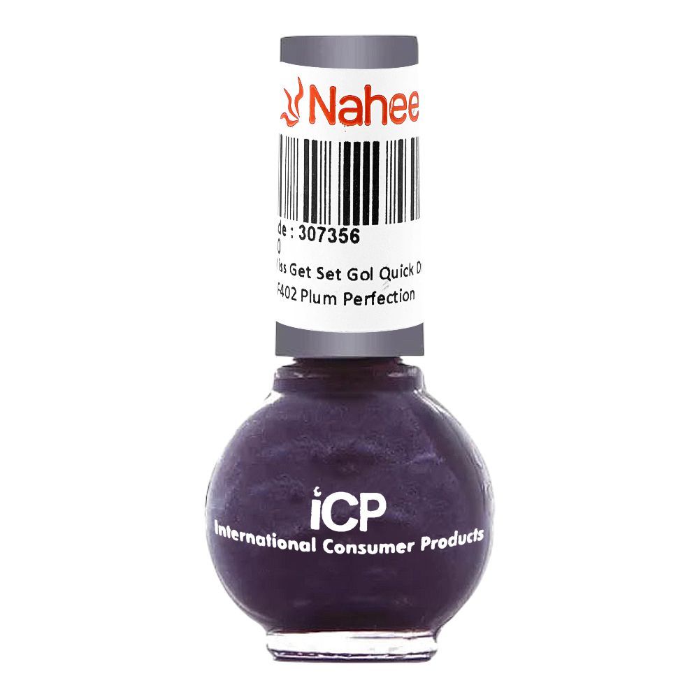 Swiss Miss Get Set Go! Quick Dry Nail Enamel F402 Plum Perfection - Image 2