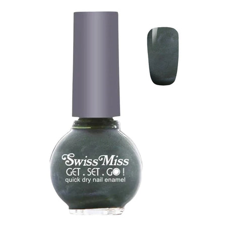 Swiss Miss Get Set Go! Quick Dry Nail Enamel, F405 Olive Grey - Main Image