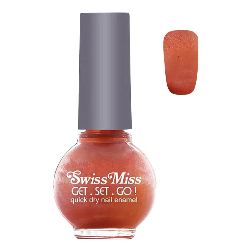 Swiss Miss Get Set Go! Quick Dry Nail Enamel F408 Autumn Blaze - Image 2