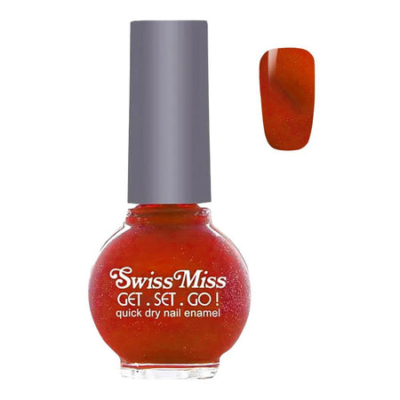 Swiss Miss Get Set Go! Quick Dry Nail Enamel, F409 Cherry Charisma - Main Image