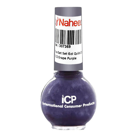 Swiss Miss Get Set Go! Quick Dry Nail Enamel, 212 Grape Purple - Image 2