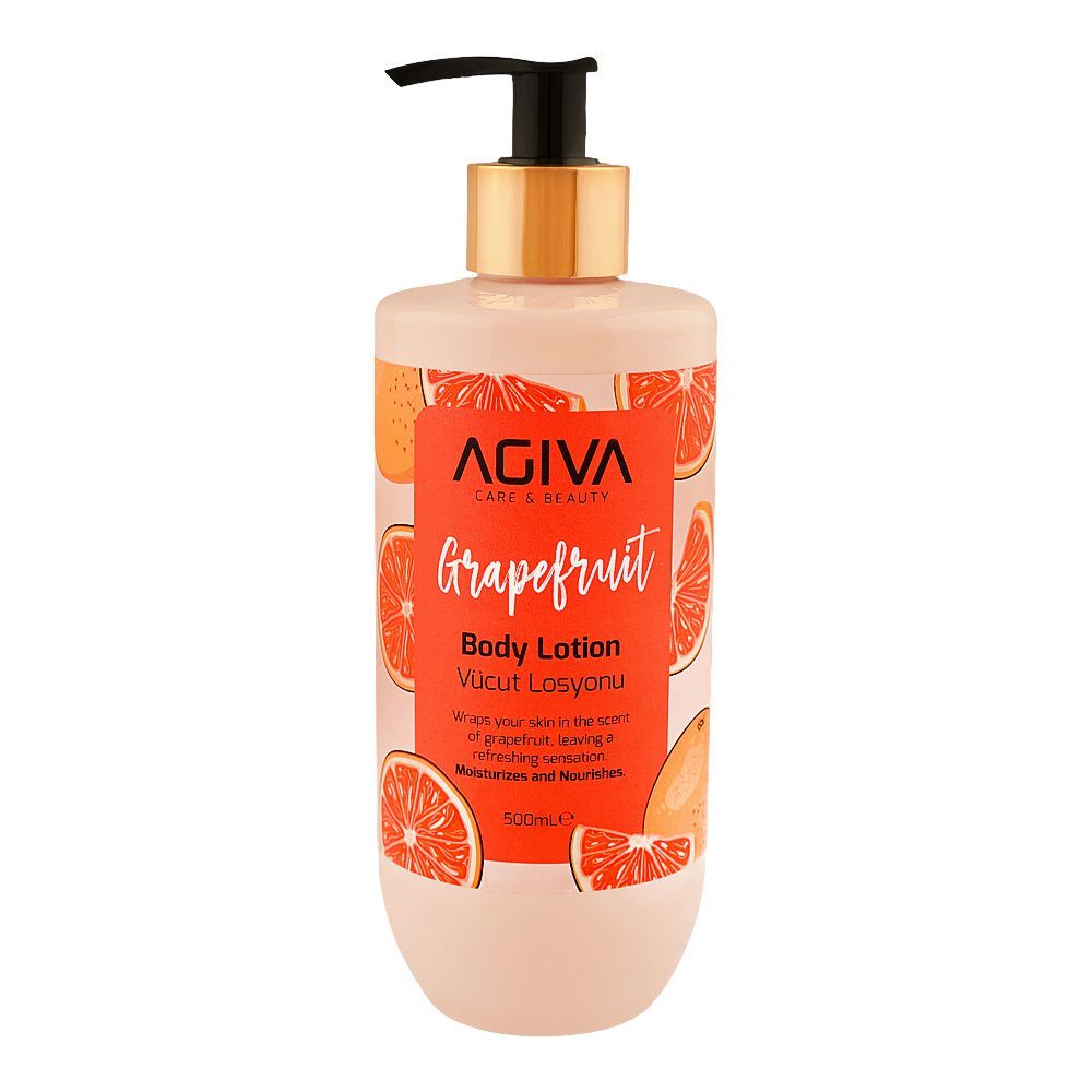 Agiva Care & Beauty Grapefruit Body Lotion, 500ml - Main Image
