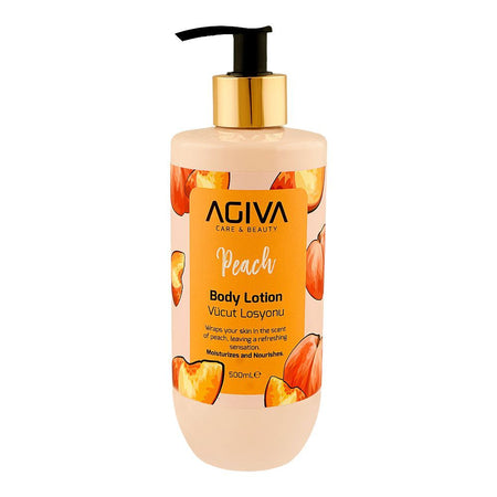 Agiva Care & Beauty Peach Body Lotion, 500ml - Main Image