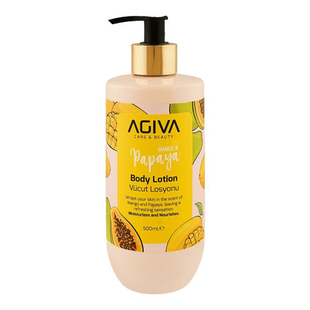 Agiva Care & Beauty Mango & Papaya Body Lotion, 500ml - Main Image