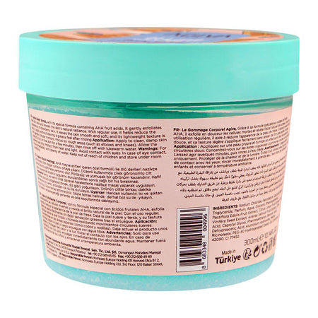 Agiva Care & Beauty Mandarin Waffle Body Scrub, AHA Fruit Acid, 300ml - Image 2