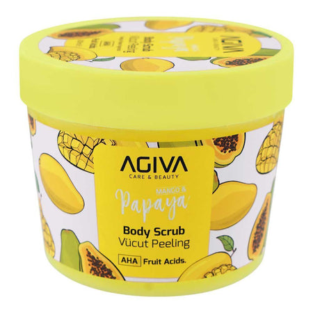 Agiva Care & Beauty Mango & Papaya Body Scrub, AHA Fruit Acid, 300ml - Main Image