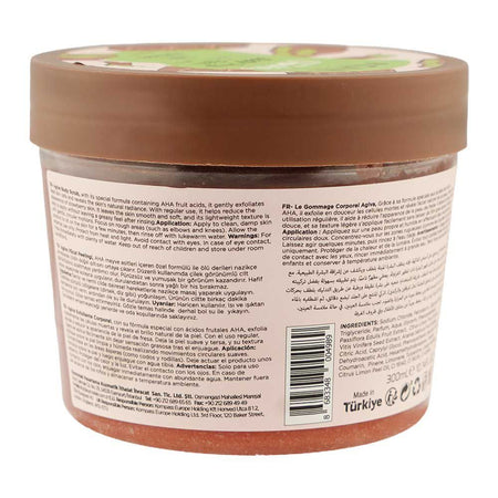 Agiva Care & Beauty Dubai Chocolate Body Scrub, AHA Fruit Acid, 300ml - Image 2