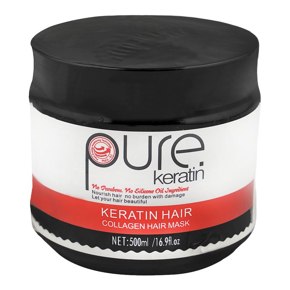 Asiana Pure Keratin Hair Collagen Hair Mask, Paraben & Silicone Free, For Damaged Hair, 500ml - Main Image