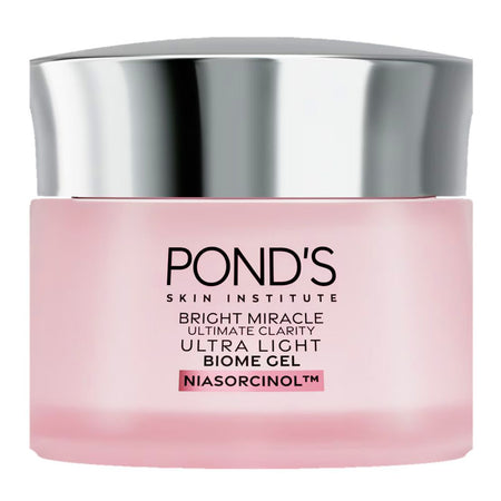 Pond's Bright Miracle Ultra-Light Biome Gel Niasorcinol Cream, Niacinamide, Citric Acid, For Skin Brightening, 50g - Main Image